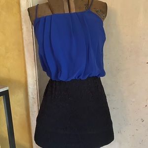 Blue & Black Dress by Sweet Storm